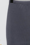 Swaying/knit after a split silk long skirt SW23SS3B17 watt gray